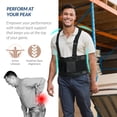 thumbnail image 4 of Cinturón de soporte lumbar ajustable NeoTech Care negro, 4 of 7