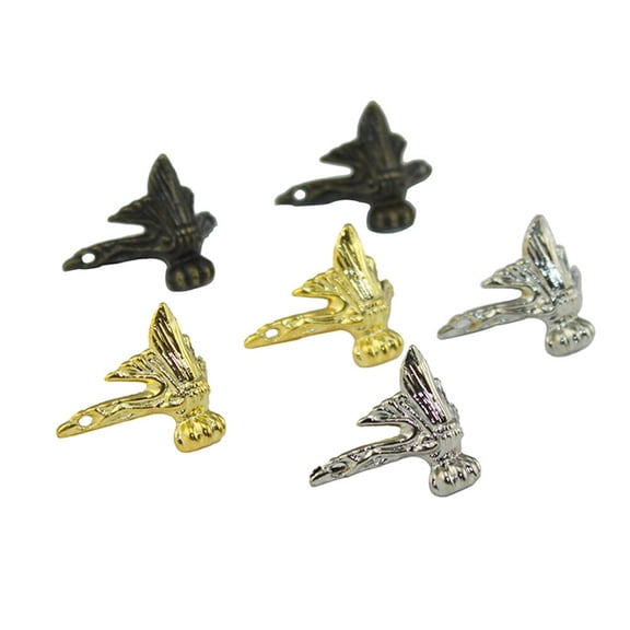 Raindrops 8Pcs Small Furniture Legs Zinc Alloy for Raising Furniture Height