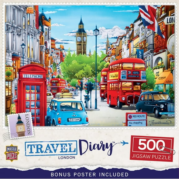 MasterPieces 500 Piece Jigsaw Puzzle for Adults - London - 15"x21"