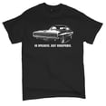 thumbnail image 5 of No Apologies Just Horsepower T-shirt Vintage 1970 Muscle Car Retro Classic American Power Performance Men's Tee, 5 of 7