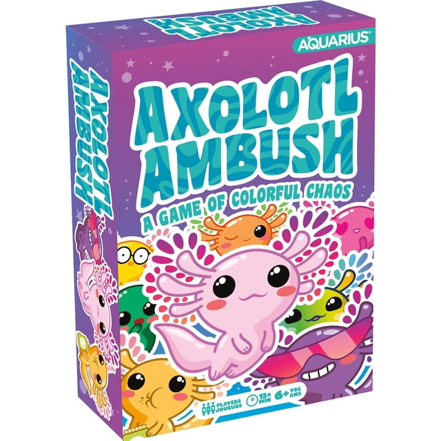 Juego de cartas AQUARIUS Axolotl Ambush con licencia oficial para mayores de 6 años