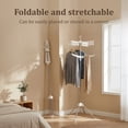 thumbnail image 4 of Clothes Drying Rack Foldable Laundry Drying Rack Indoor 70.9-Inch Drying Rack Clothing with 6 Rotatable Arms, Stainless Steel, Holds 48 Pieces Space Saving Portable, 4 of 18