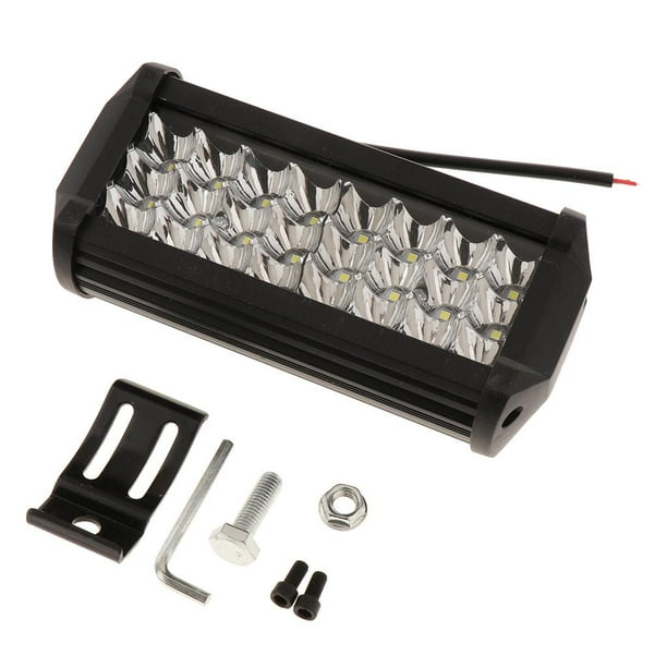 Led Light Bar 1 UNIDS 72w 7 Pulgadas Inundación Luces Led Super Brillante Conducción Luz De Niebla Luces De Embarcación Luces De Conducción Led Luz De Macarena Barra de luz de trabajo de 7 pulgadas led