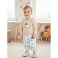 thumbnail image 6 of BemeyourBBs Baby Boy Golf Outfits Long Sleeve Golf Print Sweatshirt + Pants, 6 of 9