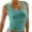 Light Green, variant on Gyexs Cropped Tank Tops for Women Square Neck Wide Straps Crop Tank Tops Backless Lettuce Trim Slim Fit Camisole Tank Tops (Dark Green, M)
