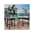 thumbnail image 1 of Ourlova Patio Wicker Barstools With Cushions Outdoor Wicker Bar Stools Set Of 4 Outdoor Rattan Bar Height Stool Set Armless For Backyard Poolside, 1 of 7