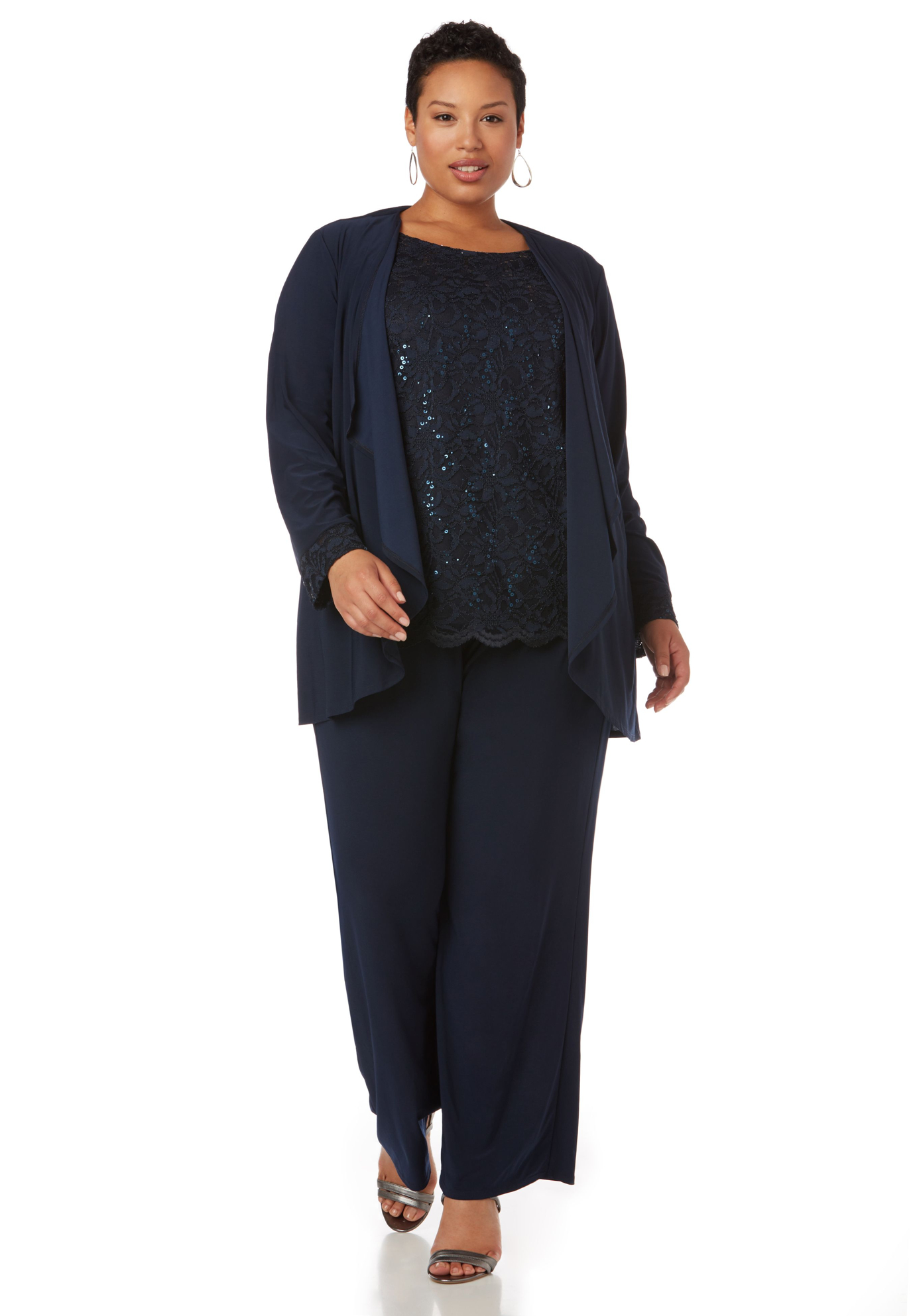catherine floral shine cardigan