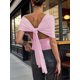 thumbnail image 4 of Top corto liso de verano para mujer, sin mangas, con escote en V profundo, corte ajustado, ideal para fiestas y playa., 4 of 5