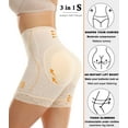 thumbnail image 4 of Women Butt Lifter Panties Padded Shapewear Hip Enhancer High Waisted Seamless Tummy Control Underwear, 4 of 6