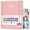 Pink, variant on NIRMIRO 2027 Hardcover Large Weekly & Monthly Planner, Jan 2027 - Dec 2027, 8.5"x11" Calendar Book with 12 Tabs, Inner Pocket, 4 Stickers & 100GSM Paper for Office, Home & School