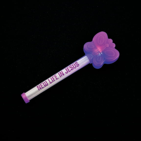Light Up Religious Easter Baton - Party Favors - 4 Pieces