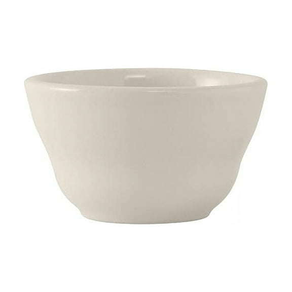 Tuxton China TRE-004 Bouillon, 8 oz., 4" Dia. x 2-3/8" H, Round, Microwave & Dishwasher Safe, Oven Proof, Fully vitrified, Lead-Free, Ceramic, TuxCare, Healthcare, Reno/Nevada, Pack of 12
