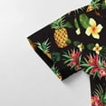 thumbnail image 3 of OGLCCG Boy's Hawaiian Shirt Tropical Casual Summer Beach Shirt with Pocket Short Sleeve Casual Button Down Tops for Youth Kids 2-15 Years, 3 of 7