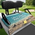 thumbnail image 3 of Bulopur Golf Seat Covers for Cart Waterproof Golf Cart Seat Blanket with 4 Front Pockets& Nonskid Bottom Compatible with EZGO, Yamaha, Club Car, 3 of 8
