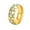 Gold, variant on Men Women's Rings Vintage Retro Punk Stainless Steel Jewelry Gold Size 12