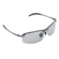 thumbnail image 4 of Sunglasses, Photochromic Sunglasses Coating Arc Radian  For Outdoor For Home Silver Black Frame, 4 of 8