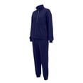 thumbnail image 4 of Ndbuld Sweatsuits Womens 2pcs Sets Jogger Set Casual 2 Piece Outfit Striped Sweatshirts Long Tracksuits Navy M, 4 of 8