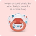 thumbnail image 3 of Chupete de ortodoncia NUK de 6 a 18 meses con protector en forma de corazón, paquete de 5, 3 of 3