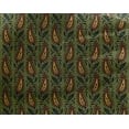 thumbnail image 4 of oneOone Georgette Viscose Fabric Leaves & Paisley Block Print Fabric BTY 42 Inch Wide, 4 of 4