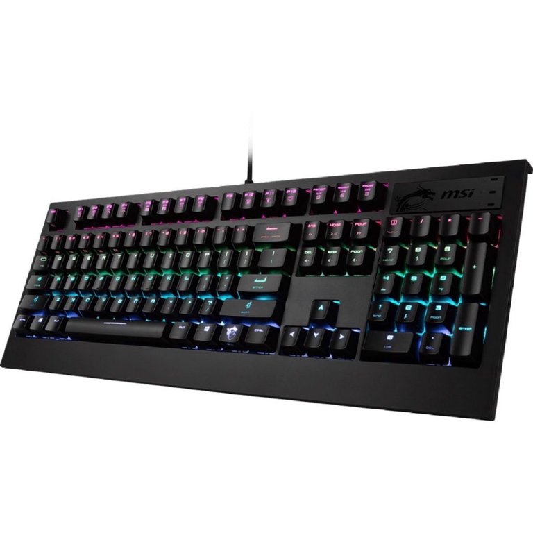 MSI GK-701 メカニカルゲーミングキーボード MSI GK-701 RGB Gaming Keyboard - Walmart.com