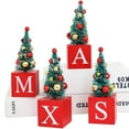 thumbnail image 4 of 4 Pcs Tabletop Christmas Tree 4.8 inch Mini Artificial Christmas Tree Tabletop Small Xmas Tree for Holiday Indoor DIY Christmas Decoration, 4 of 5