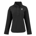 thumbnail image 2 of Women's Cutter & Buck Black Minnesota Twins Hunts Point Eco Half-Snap Jacket, 2 of 3