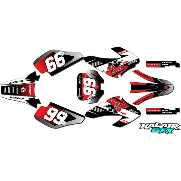 Kalair GFX Graphics Kit for Honda XR70 (2001-2003) Turbo Series