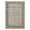 Brown, variant on Garvee Scalloped Area Rugs Modern Bordered Rug, 6x9 Washable Rugs Non-Slip Non-Shedding Rugs Low Pile Indoor Carpet for Living Room Bedroom Office, Brown