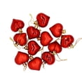 thumbnail image 1 of Advancent 12 Uds. De bolas de árbol de Navidad en forma de corazón, adornos navideños multicolores, hermosas vacaciones, alegres, de plástico, Type9 NO9 Advancent HA061473-03B, 1 of 6