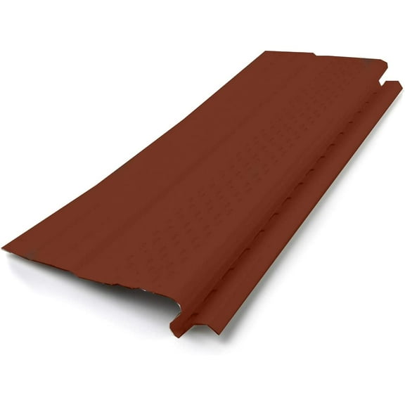 Waterlock Pro Gutter Guards Leaf Protection 100 Feet Pack Scotch Red, A Contractor-Grade Gutter Guard from Manufacturer, Domestic Aluminum Gutter Covers 5 and 6 Inch Gutters