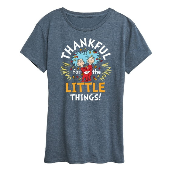 Dr. Seuss - Thanksgiving Is A Family Thing - Women's Short Sleeve Graphic T-Shirt
