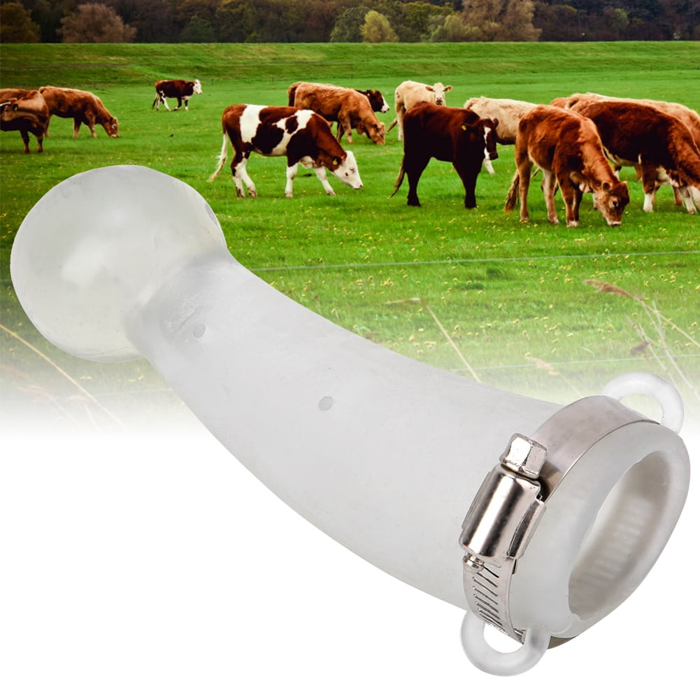 OTVIAP Round Cornered  Silicone Safe Cow Calf Cattle Bull Horn Anti-fight Protective Cover Protector ,Cow Horn Anti-fight Protective Cover, Silicone Cow Horn Protector