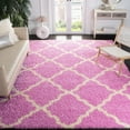 thumbnail image 1 of Safavieh Dallas Logan Geometric Shag Area Rug, 1 of 7