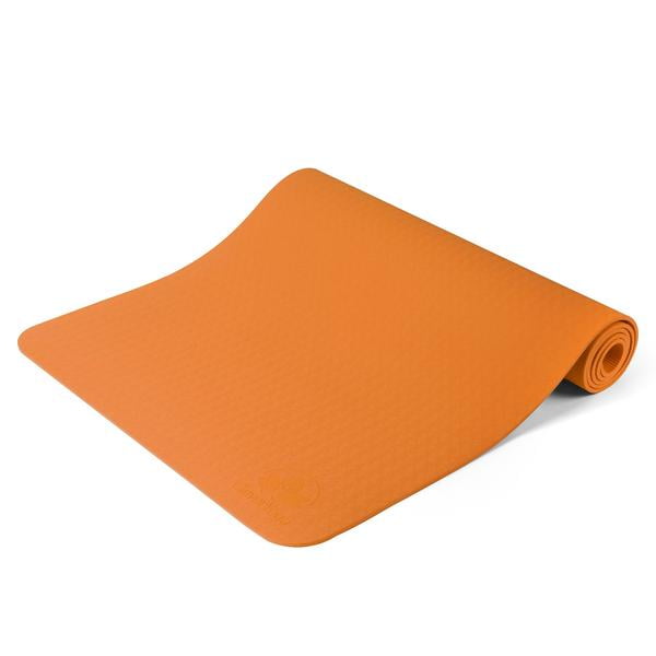 Clever Yoga BetterGrip TPE 6mm Yoga Mat, Orange
