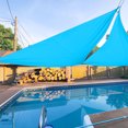 thumbnail image 4 of JingChun Clearance Under $2.00 10ft Triangles Waterproof Sun Shade Sails Canopys Awning Shelter U V Blockage Water Resistants Outdoor Backyard Patio Garden Carport, 4 of 8