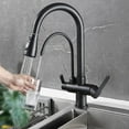 Pull Out Kitchen Faucet, Drinking Water Faucet, Brass Double Handle
