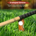 thumbnail image 6 of Uxcell Golf Divot Repair Tool [4PCS] - Switch Foldable Divot Tool Rack with Magnetic Ball Marker - [Orange] Green Fork Tines, 6 of 7