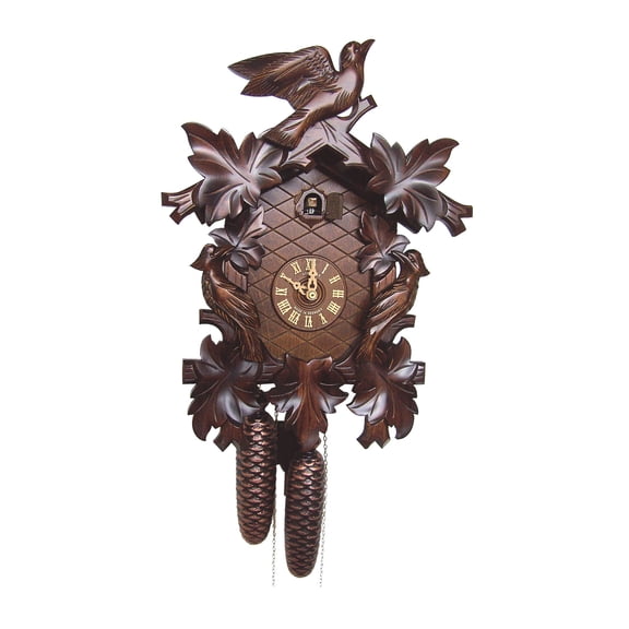 Cuckoo Clock 7 leaves, 3 birds