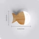 thumbnail image 5 of Wooden Small Fish Wall Light, Children's Bedroom Wall Light, Log Decorative Lighting Wall Sconces, Modern LED Wall Lights3000K, 5 of 5