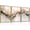 Abstract Neutral-16"L x 24"W, variant on Boho Woodcut Mountain Canvas Art Print 20"L x 40"W Landscape Wall Decor