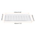 thumbnail image 2 of Air Vents Cover, 1Pcs 450 x 150mm Aluminum Alloy Mesh Air Return Vent Cover, Louvered Ventilation Grille (Silver), 2 of 5