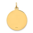 thumbnail image 4 of 14k Yellow Gold Solid Solid Polished/Satin Round Our Lady of Guadalupe Medal Charm Pendant, 4 of 7