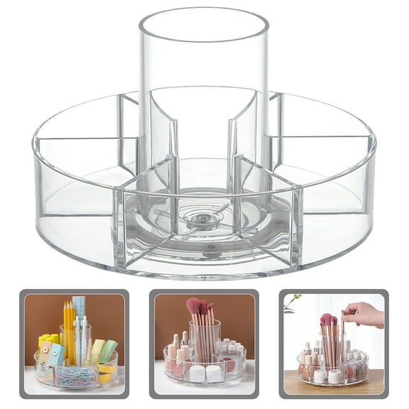 CIMAXIC Cosmetic Organization Turntable Cupboard Organizer Plastic 1Pcs
