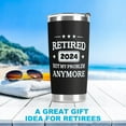 thumbnail image 4 of Retirement Gifts for Men 2024 - Best Funny Retirement Gifts for Teachers Coworkers Boss Doctors - Retired Gifts for Men, Humorous Happy Retirement Gifts, 20 Oz Retirement Coffee Tumbler Cup, 4 of 6