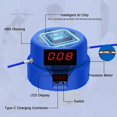 thumbnail image 4 of Diviértete haciendo ejercicio con este juego portátil de pelota de saltar de cuerda motorizada para niños y adultos, Azul Cuerda de saltar electrónica de fitness sin cuerda XianweiShao 9024715965479, 4 of 5