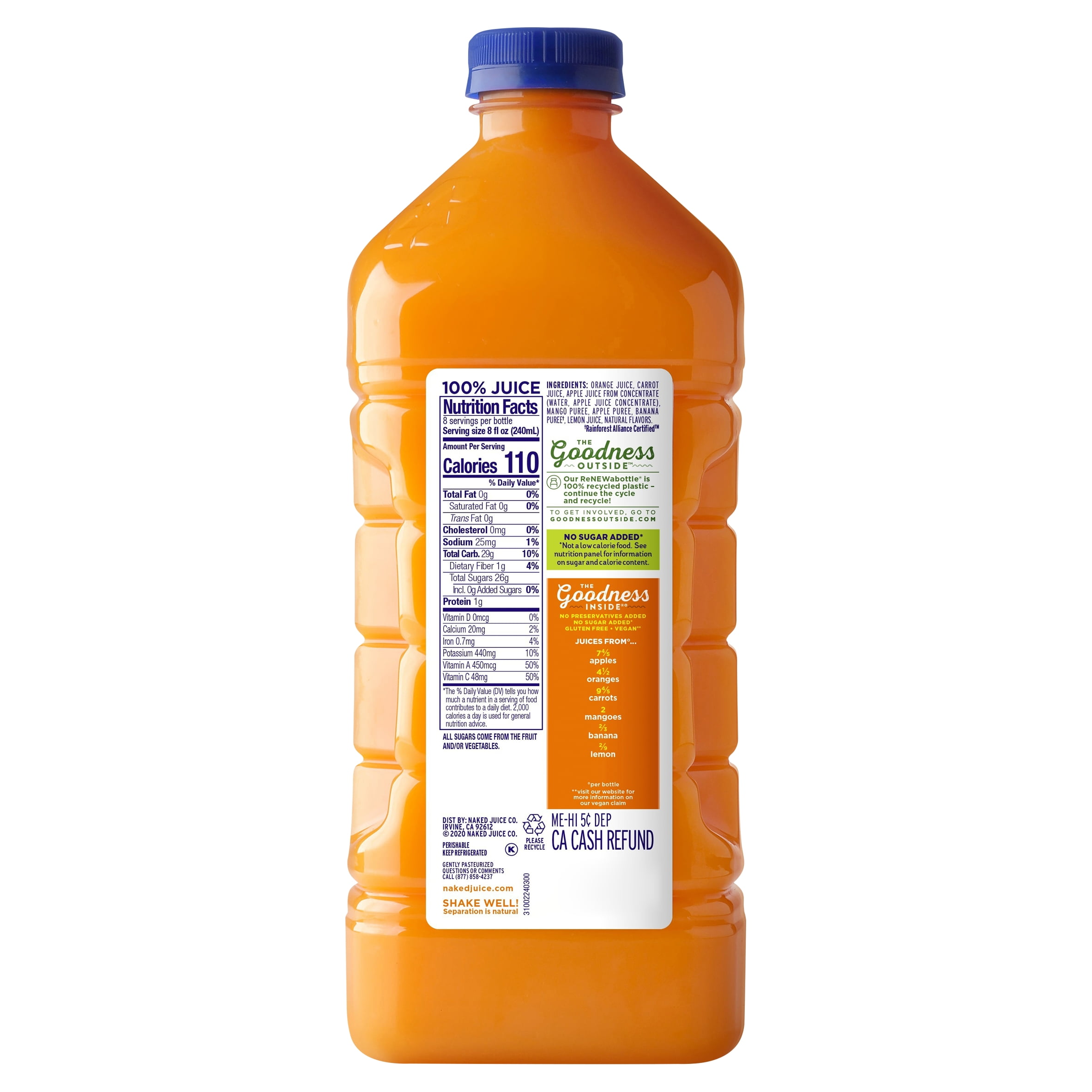 Naked Juice Immune Support Fl Oz Bottle Home Garden