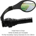 thumbnail image 3 of Espejo para bicicleta, Mmgoqqt, ajustable 360, acero inoxidable, negro, 8,3x6 cm, 3 of 5