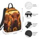 thumbnail image 2 of Disketp Vintage Sunflower Cow B Mochila Ligera e Impermeable, Mochila de Día Resistente para Viajes, Senderismo y Uso Diario para Hombre y Mujer, 2 of 7