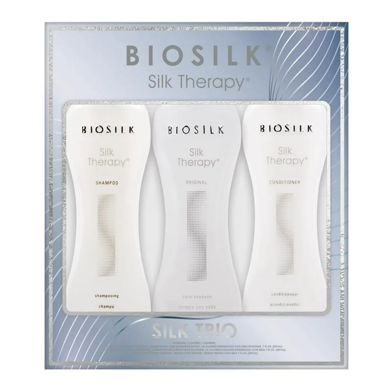 SILK MAKE UP BASE B01 30g　　3本セット Biosilk Silk Therapy Trio for Unisex - 3 Pc Set: 12oz Shampoo