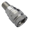 thumbnail image 2 of Koolance QD3-FSN14 QD3 Female Quick Disconnect No-Spill Coupling, Male Threaded, 1/4 NPT, 2 of 3